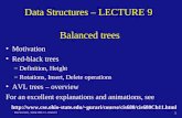 Data Structures – LECTURE 9  Balanced trees