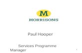 Paul Hooper Services Programme Manager
