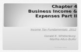 Chapter 4 Business Income & Expenses Part II
