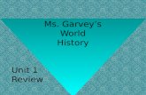 Ms. Garvey’s World History