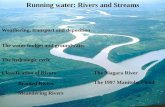 Running water: Rivers and Streams