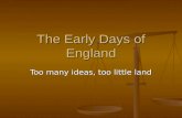 The Early Days of England