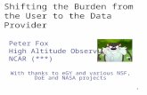 Shifting the Burden from the User to the Data Provider
