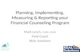 Planning, Implementing, Measuring & Reporting your Financial Counseling Program