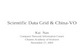 Scientific Data Grid & China-VO