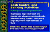 Cash Control and Banking Activities