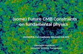 (some) Future CMB Constraints on fundamental physics