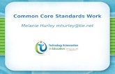 Common  Core  Standards  Work Melanie  Hurley mhurley@tie