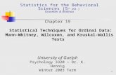 Statistics for the Behavioral Sciences (5 th  ed.) Gravetter & Wallnau