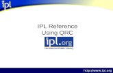 IPL Reference Using QRC