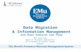 Data Migration  & Information Management with Royal Armouries Case Study