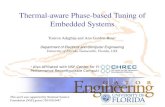Thermal-aware Phase-based Tuning of Embedded Systems