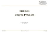CSE 554 Course Projects