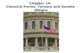 Chapter 14:  Classical Forms: Ternary and Sonata-Allegro