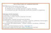 THE STRUCTURE OF CARBOHYDRATES Dr. Ferchmin 2012 The objectives of this lecture are three: