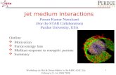 Jet medium interactions