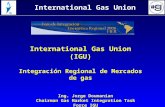 International Gas Union (IGU) Integración Regional de Mercados de gas
