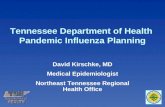 Tennessee Department of Health  Pandemic Influenza Planning