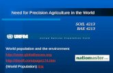 Need for Precision Agriculture in the World