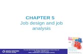 CHAPTER 5  Job design and job analysis