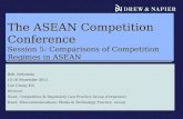 The ASEAN Competition Conference Session 5: Comparisons of Competition Regimes in ASEAN