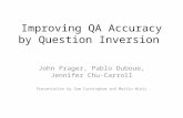 Improving QA Accuracy by Question Inversion