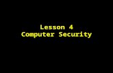 Lesson 4 Computer Security