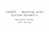CS4455 - Working with System Dynamics
