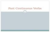 Past Continuous Verbs