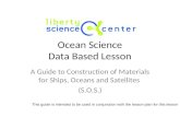 Ocean Science Data Based Lesson