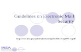 Guidelines on Electronic Mail Security