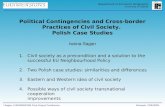 Political Contingencies and Cross-border Practices of Civil Society.  Polish Case Studies