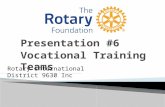 Presentation #6 Vocational Training Teams