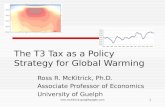 The T3 Tax as a Policy Strategy for Global Warming
