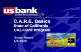 C.A.R.E. Basics  State of California CAL-Card Program