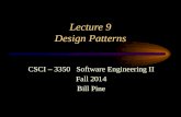Lecture 9 Design Patterns