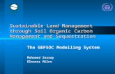 Sustainable Land Management through Soil Organic Carbon Management and Sequestration