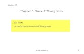 Chapter 7.  Trees & Binary Trees