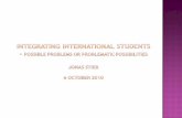 Integrating  international students