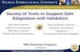 Survey of Tools to Support Safe Adaptation with Validation