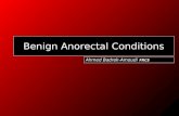 Benign Anorectal Conditions