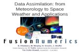 Data Assimilation: from Meteorology to Space Weather and Applications
