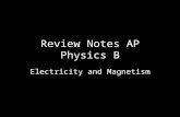 Review Notes AP Physics B
