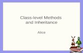 Class-level Methods  and Inheritance