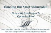 Housing the Most Vulnerable Financing  Challenges & Opportunities
