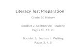 Literacy Test Preparation
