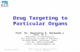 Drug Targeting to Particular Organs