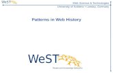 Patterns in Web  History