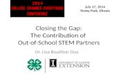Closing the Gap: The Contribution of  Out-of-School STEM Partners