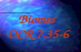 Biomes  OCR 7.35-6